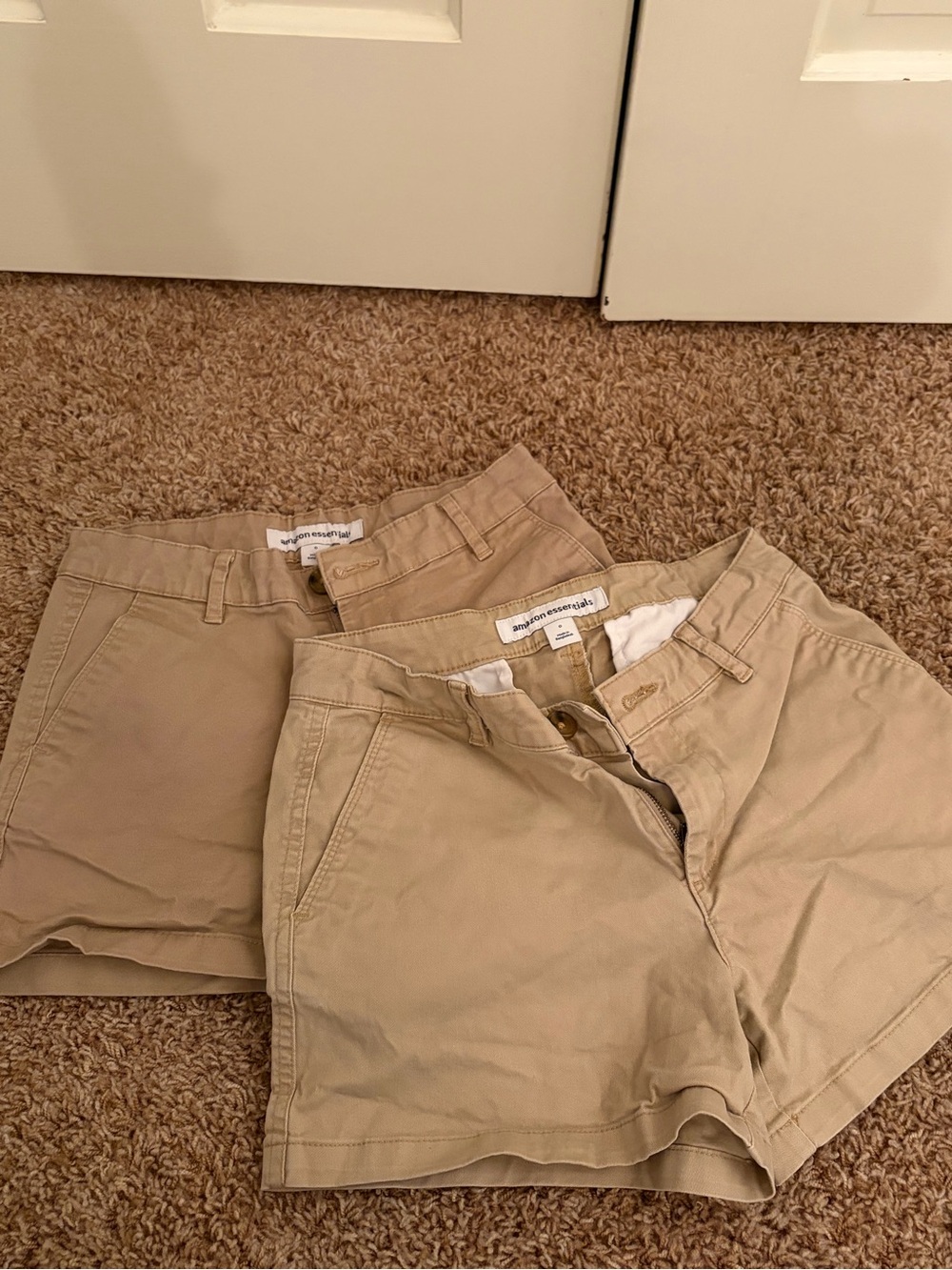 2 pack of khaki shorts